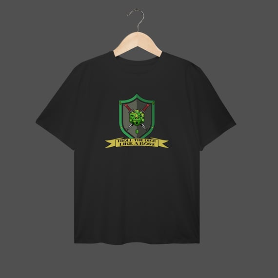 Camiseta Plus Size | I Roll The Dice - Like A Boss