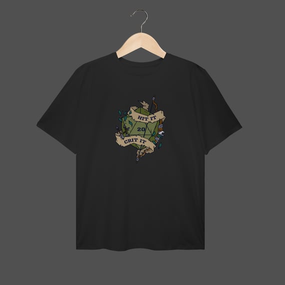 Camiseta Plus Size | Hit It - Crit It