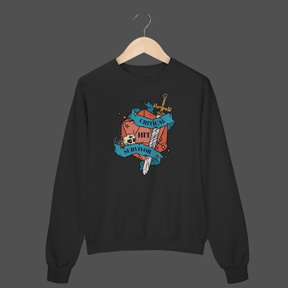 Moletom Fechado Prime | Critical Hit Survivor