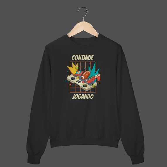 Moletom Fechado Prime | Continue Jogando