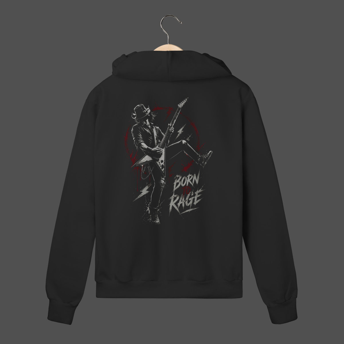 Nome do produto: Moletom C/ Zíper Prime | Born To Rage