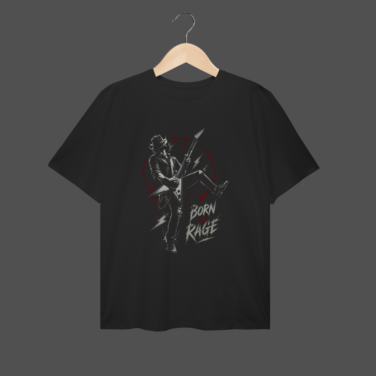 Nome do produto: Camiseta Plus Size | Born To Rage