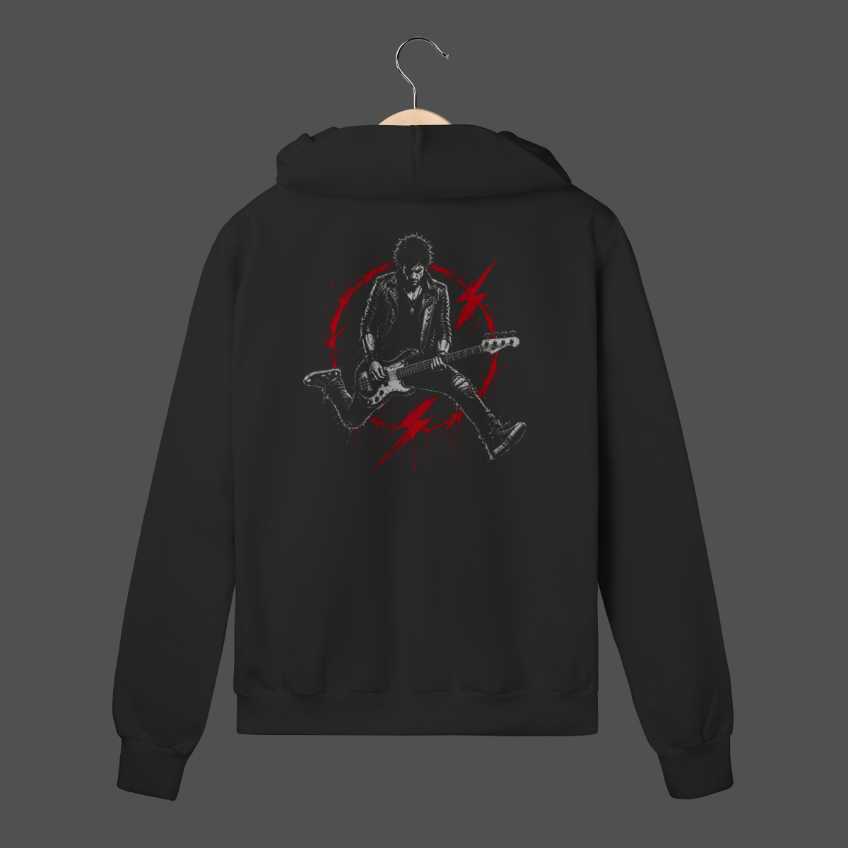 Nome do produto: Moletom C/ Zíper Prime | Bass Player