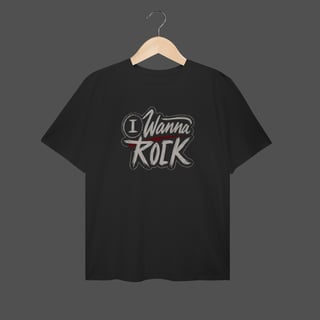 Camiseta Plus Size | I Wanna Rock