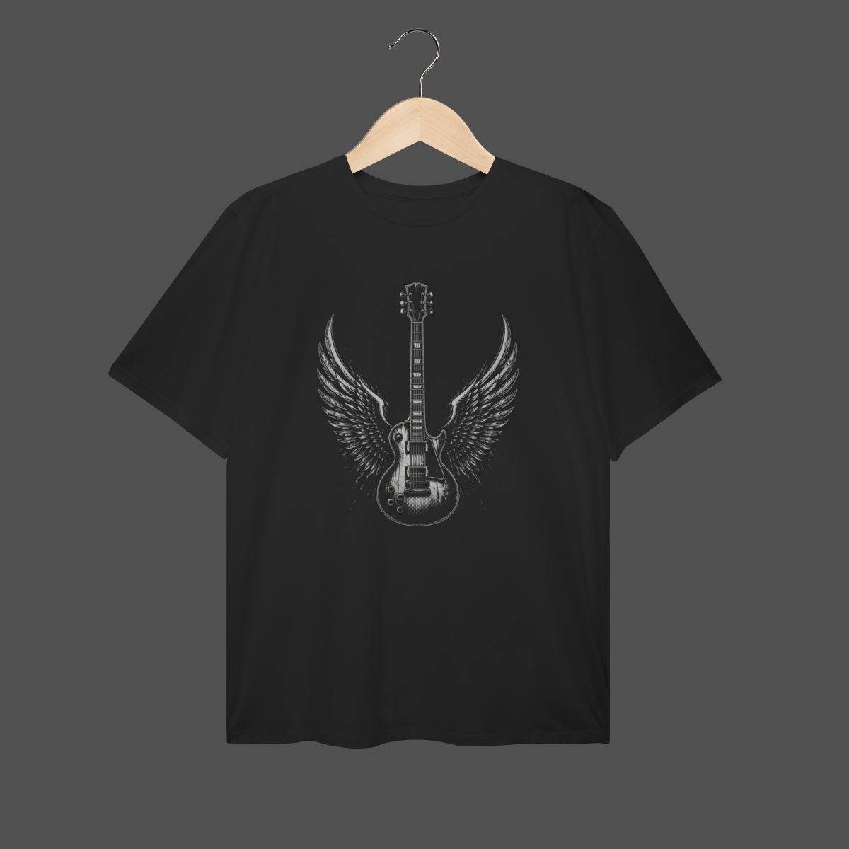 Nome do produto: Camiseta Plus Size | Flying Guitar