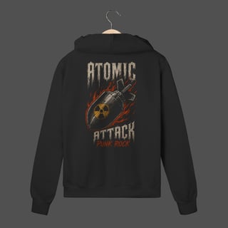 Moletom C/ Zíper Prime | Atomic Attack - Punk Rock