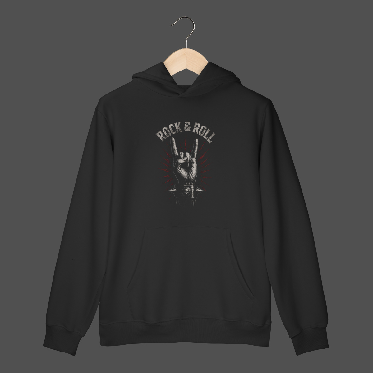 Nome do produto: Moletom Canguru Prime | Rock & Roll