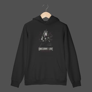 Moletom Canguru Prime | Unicorns Love Black Metal