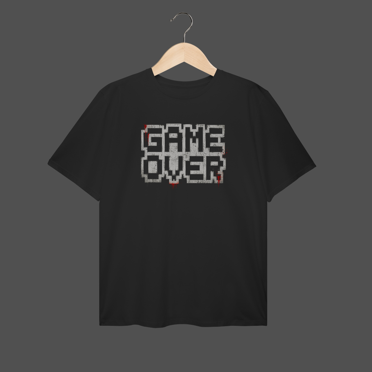 Nome do produto: Camiseta Plus Size | Game Over
