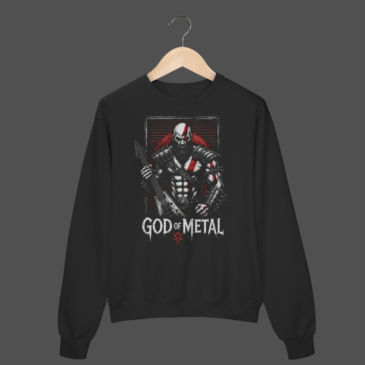 Nome do produto: Moletom Fechado Prime | God Of Metal