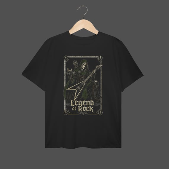 Camiseta Plus Size | Legend Of Rock