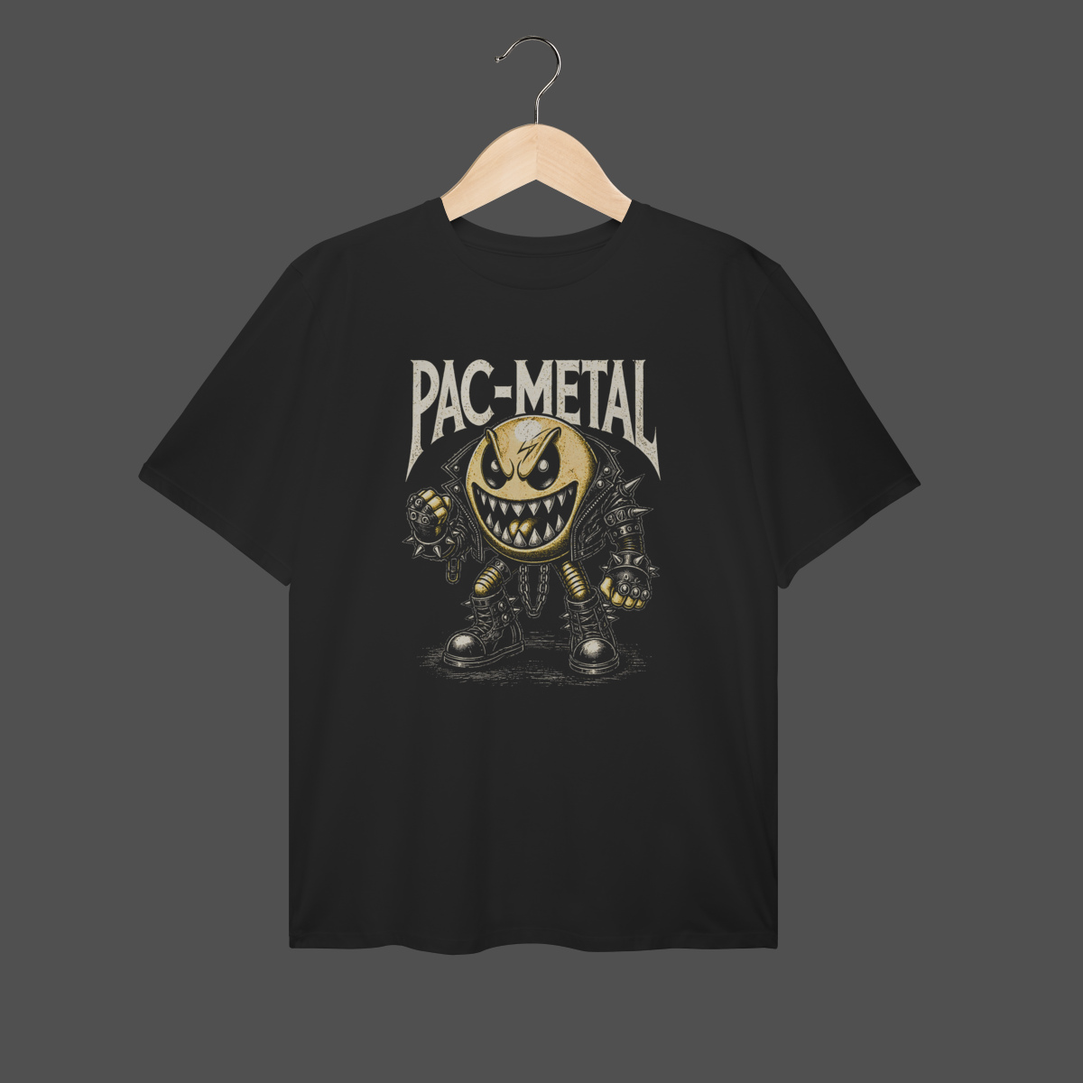 Nome do produto: Camiseta Plus Size | Pac-Metal