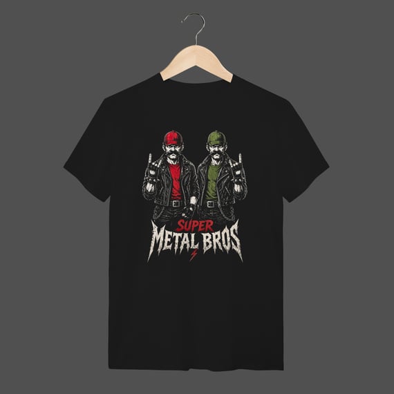 Camiseta Quality | Super Metal Bros
