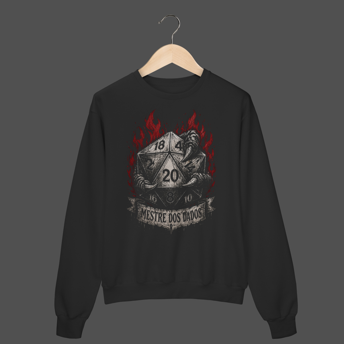 Nome do produto: Moletom Fechado Prime | Mestre dos Dados