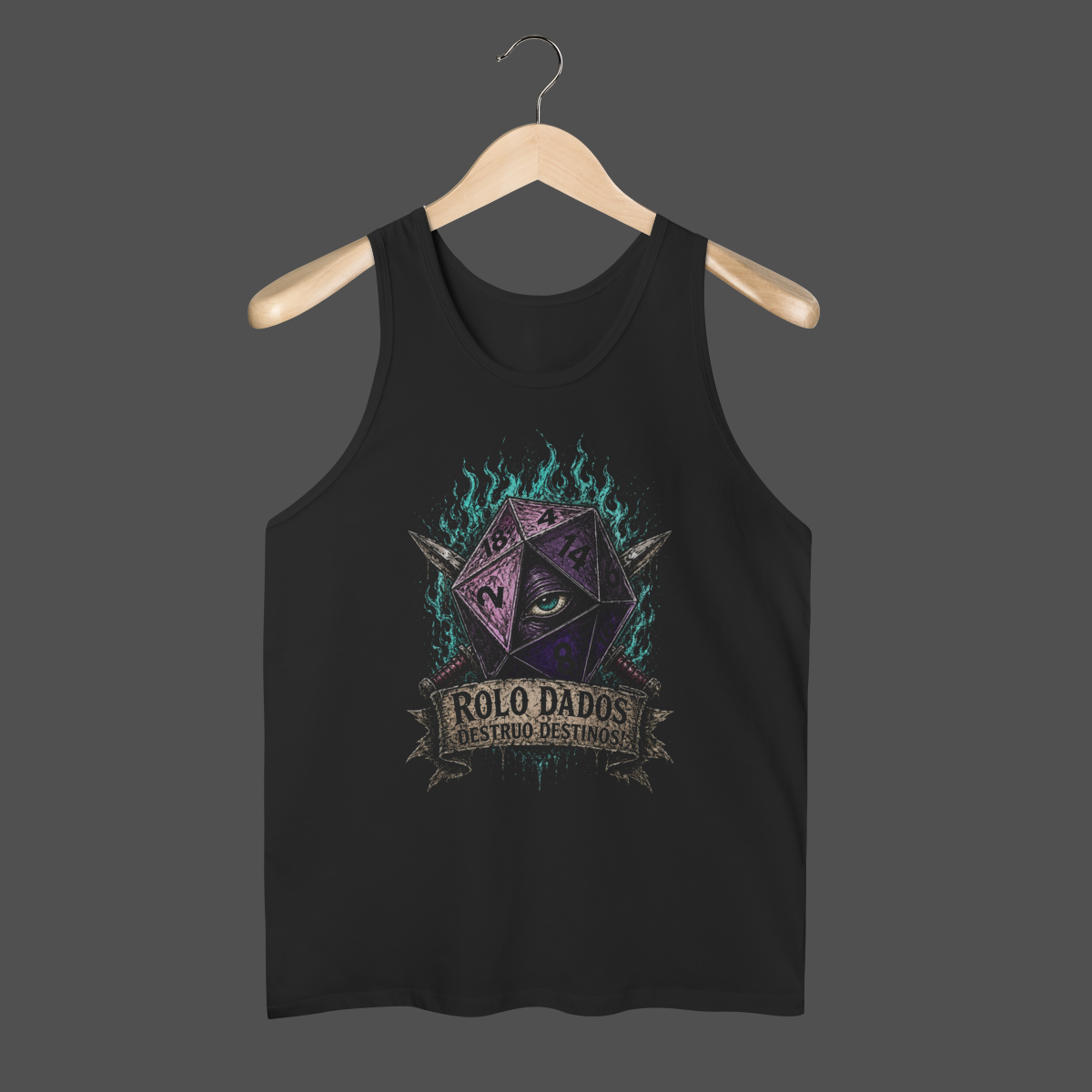 Nome do produto: Regata Quality | Rolo Dados - Destruo Destinos!