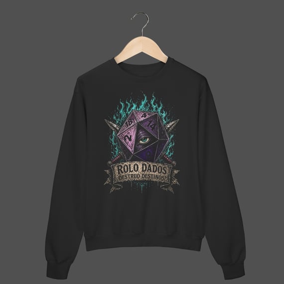 Moletom Fechado Prime | Rolo Dados - Destruo Destinos!