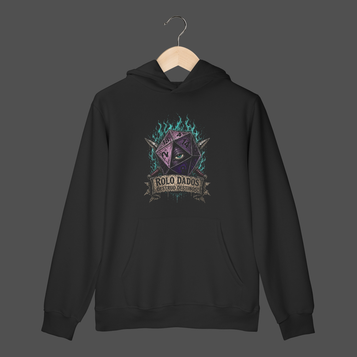 Nome do produto: Moletom Canguru Prime | Rolo Dados - Destruo Destinos!