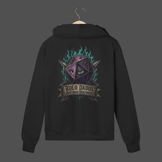 Moletom C/ Zíper Prime | Rolo Dados - Destruo Destinos!
