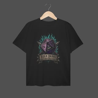Nome do produto Camiseta Plus Size | Rolo Dados - Destruo Destinos!