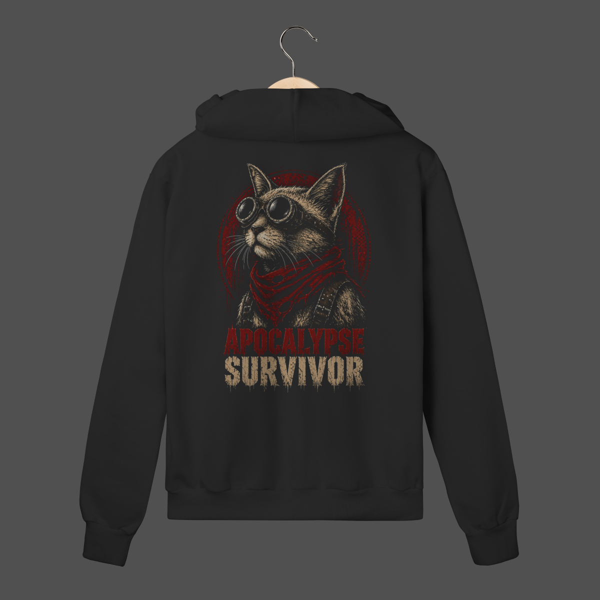 Nome do produto: Moletom C/ Zíper Prime | Apocalypse Survivor