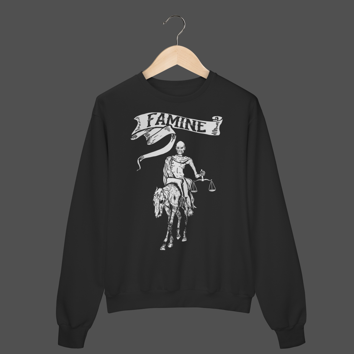 Nome do produto: Moletom Fechado Prime | Famine – Horseman of the Apocalypse