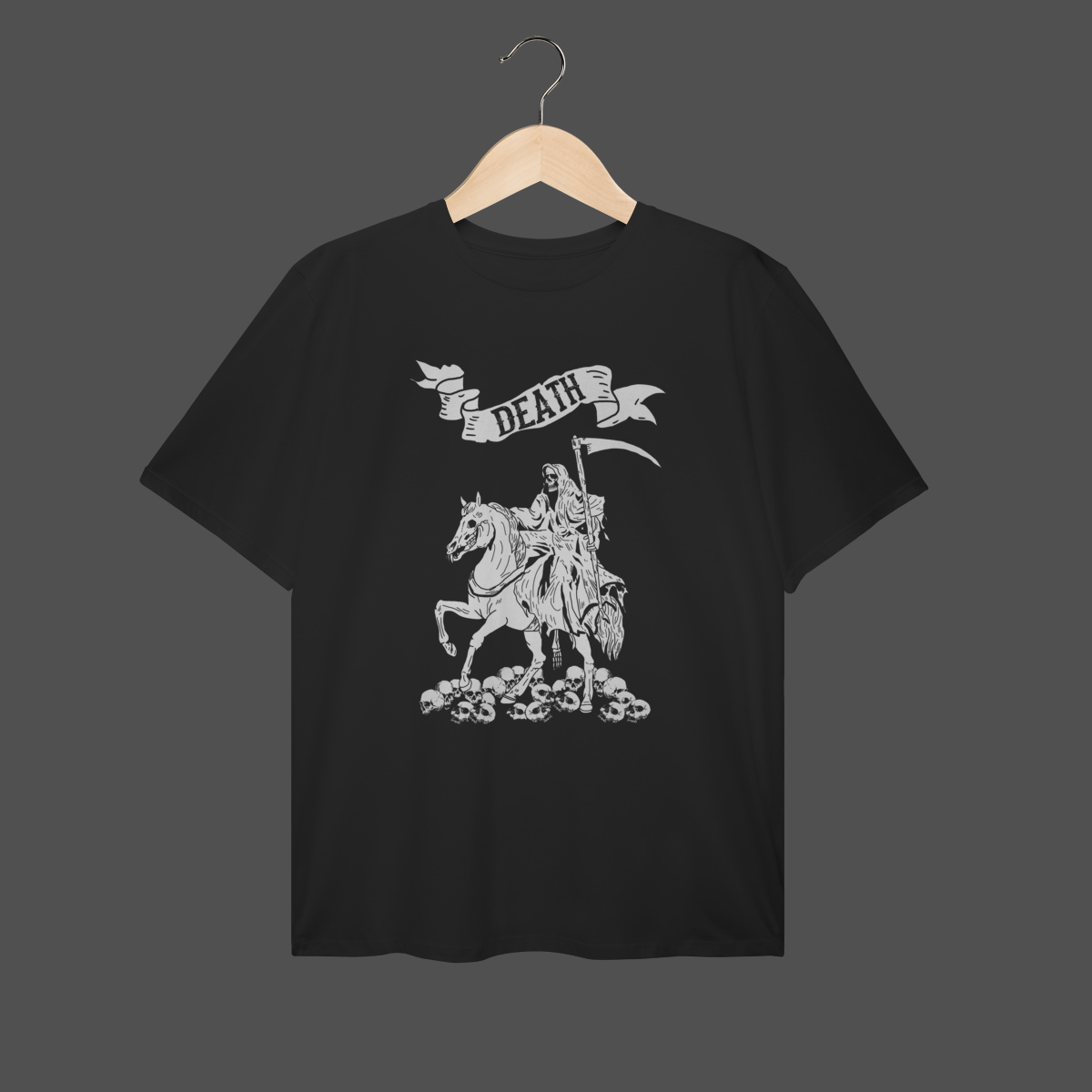 Nome do produto: Camiseta Plus Size | Death – Horseman of the Apocalypse