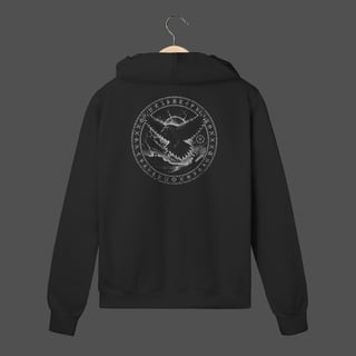 Moletom C/ Zíper Prime | Corvo de Odin