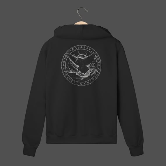 Moletom C/ Zíper Prime | Corvo de Odin