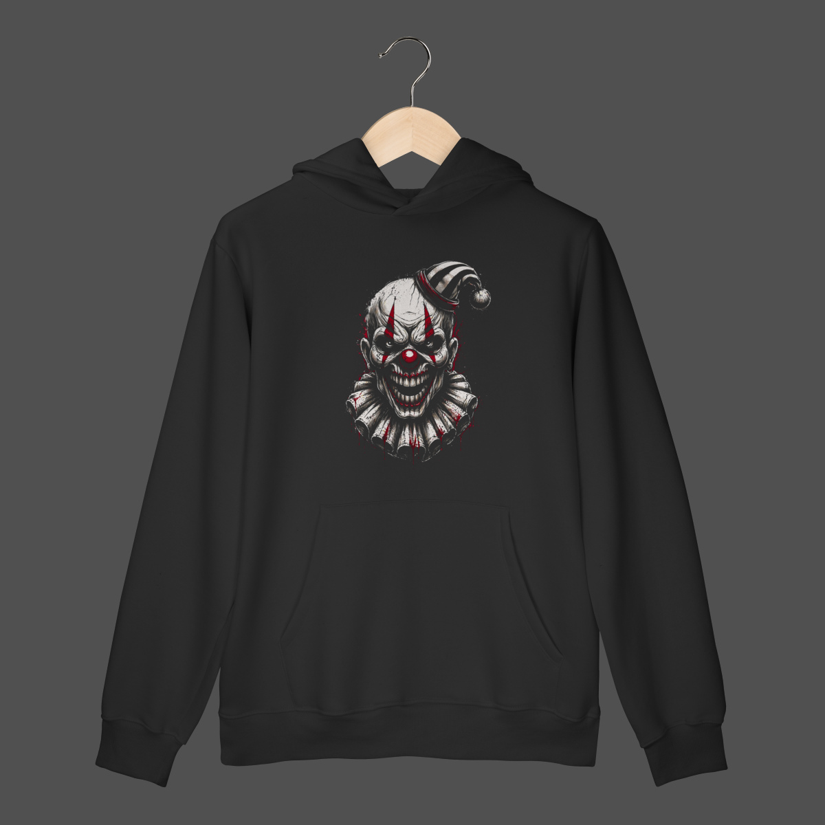 Nome do produto: Moletom Canguru Prime | Terror Clown