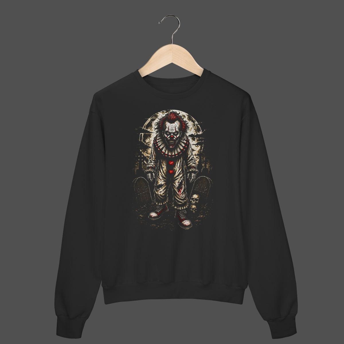 Nome do produto: Moletom Fechado Prime | Killer Clown