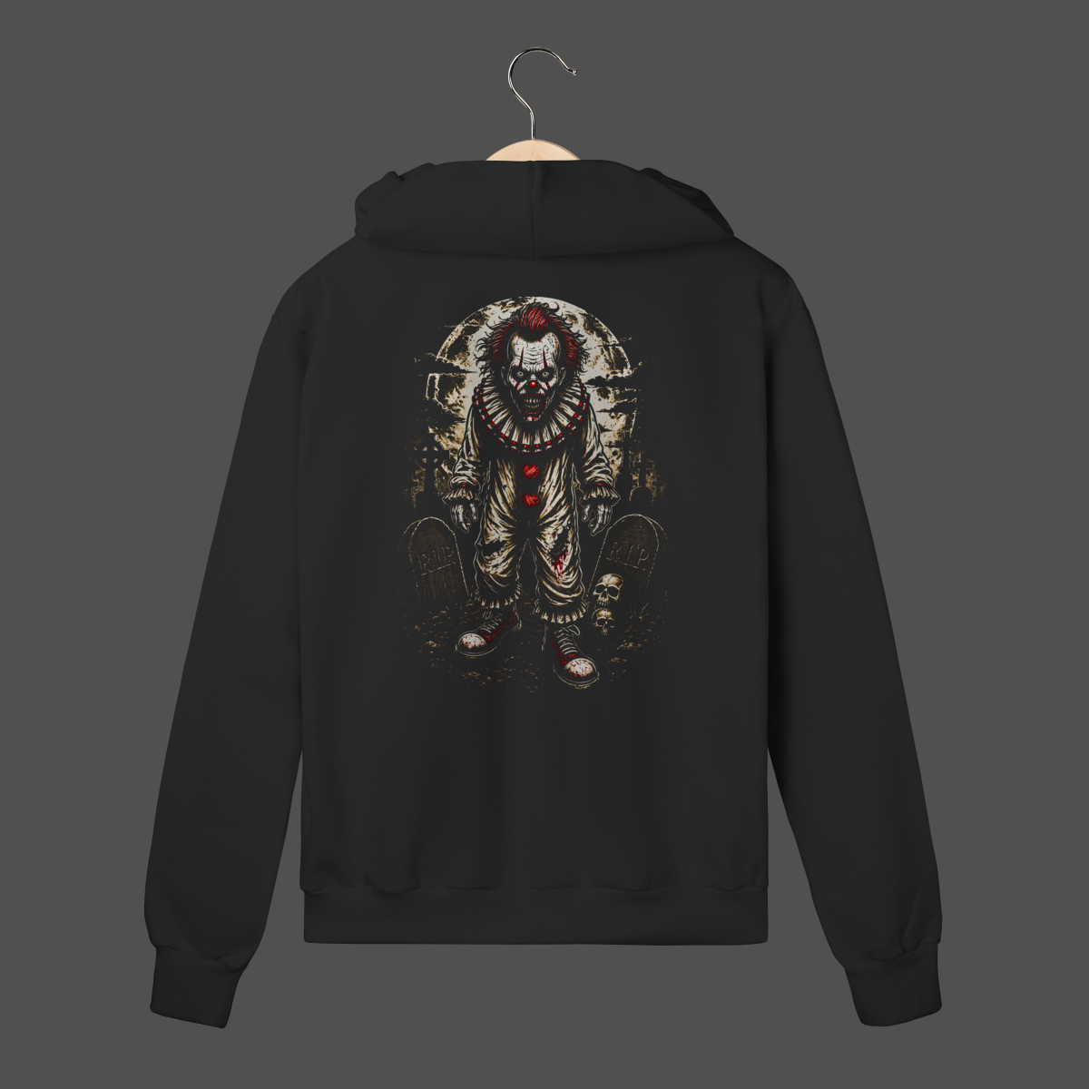 Nome do produto: Moletom C/ Zíper Prime | Killer Clown