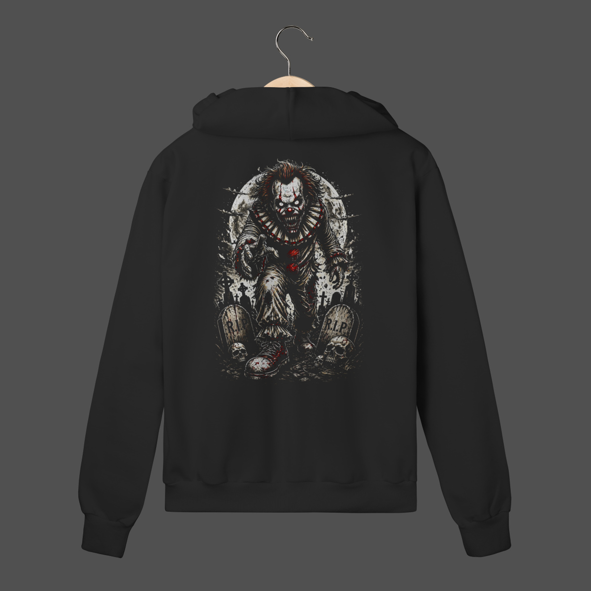 Nome do produto: Moletom C/ Zíper Prime | Killer Clown