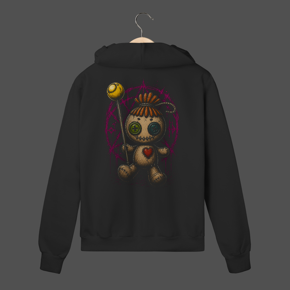 Nome do produto: Moletom C/ Zíper Prime | Voodoo Doll