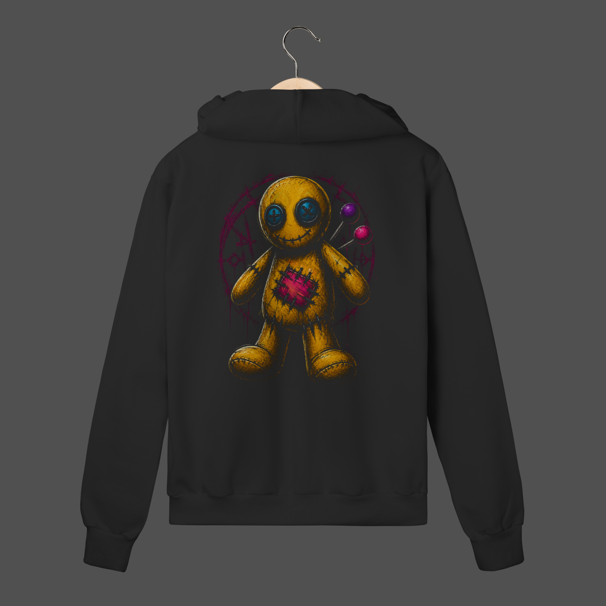 Nome do produto: Moletom C/ Zíper Prime | Voodoo Doll