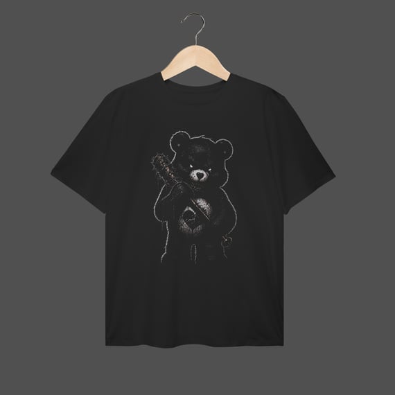 Camiseta Plus Size | Urso Psicopata