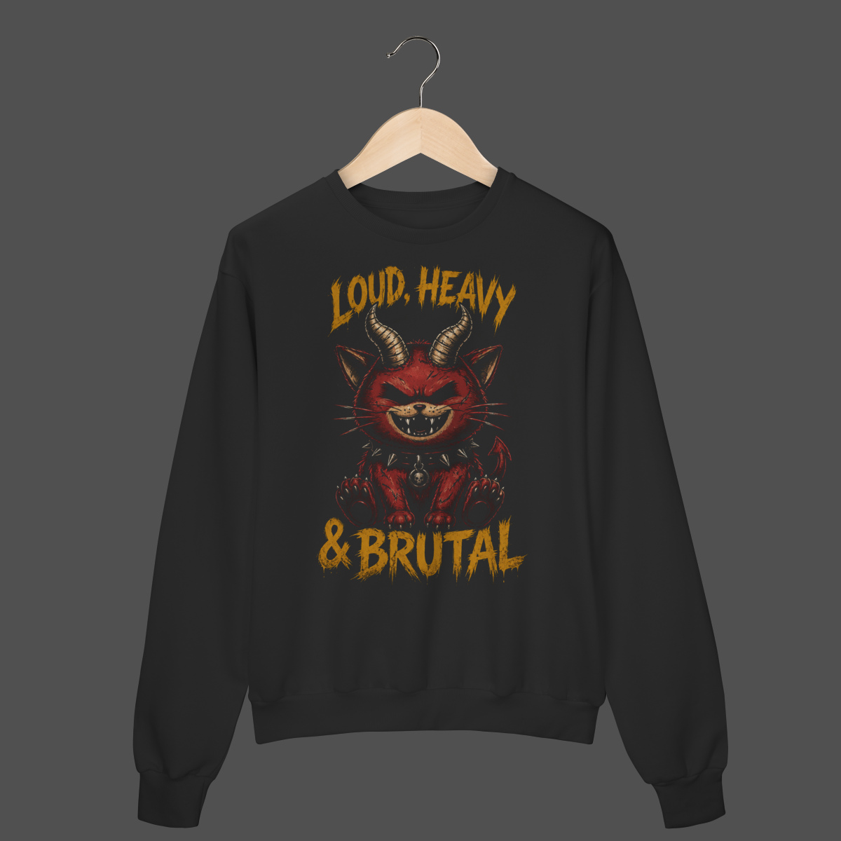 Nome do produto: Moletom Fechado Prime | Loud, Heavy & Brutal
