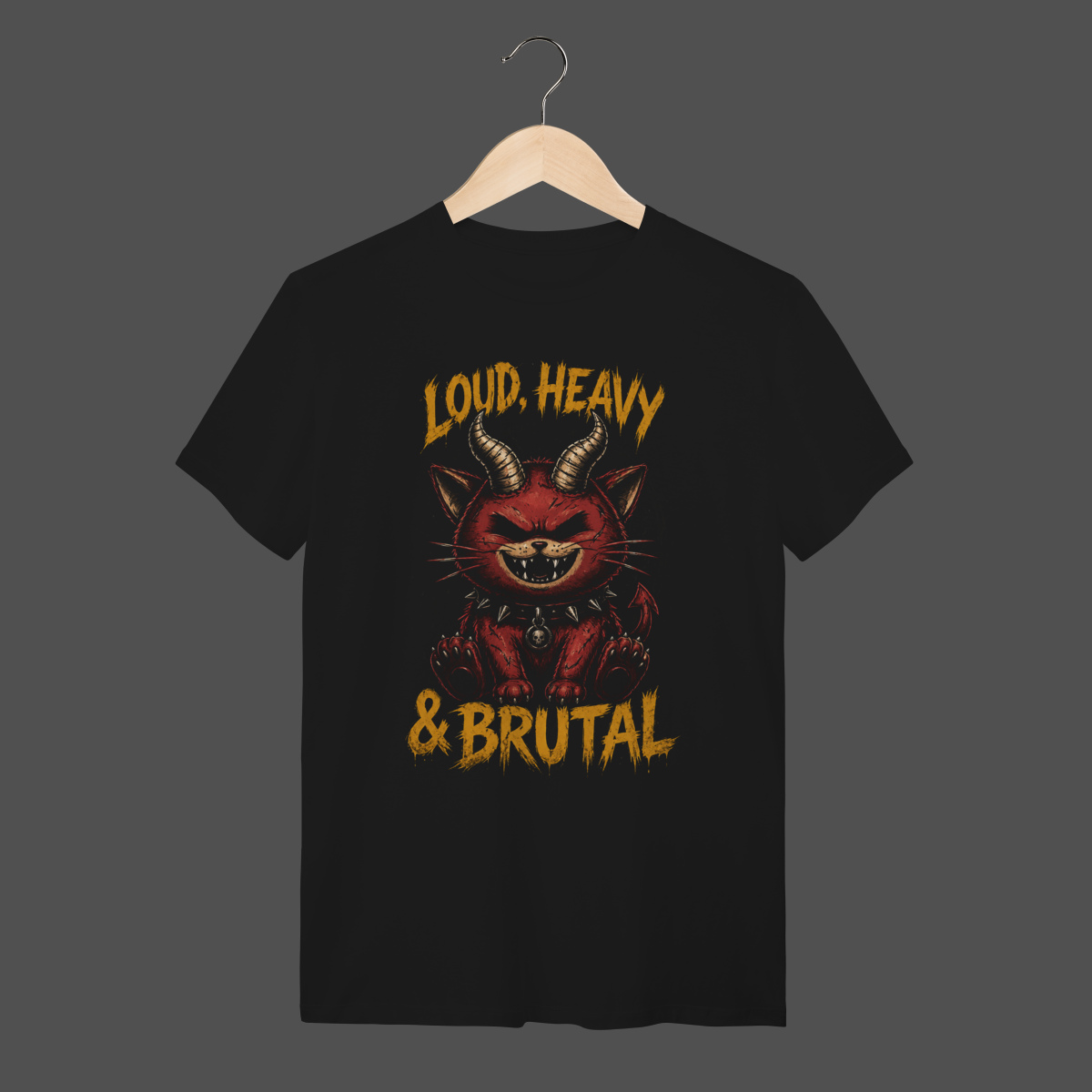 Nome do produto: Camiseta Quality | Loud, Heavy & Brutal