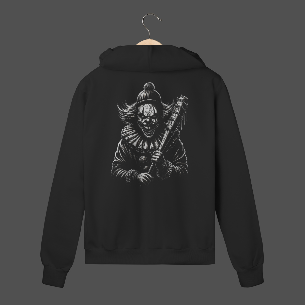 Nome do produto: Moletom C/ Zíper Prime | Psycho Clown