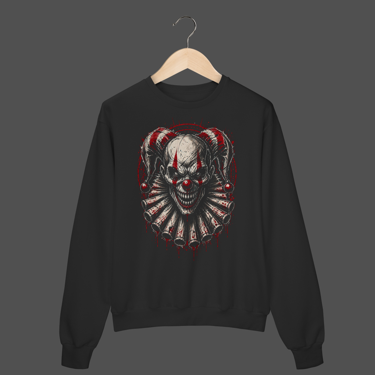 Nome do produto: Moletom Fechado Prime | Psycho Clown