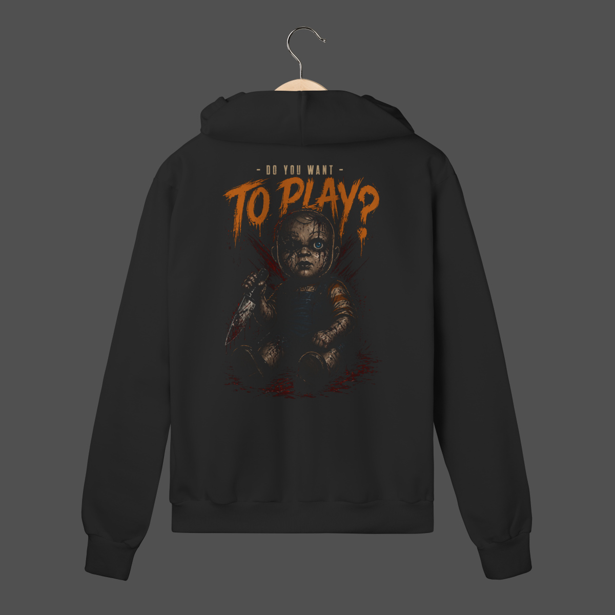 Nome do produto: Moletom C/ Zíper Prime | Do You Want To Play?
