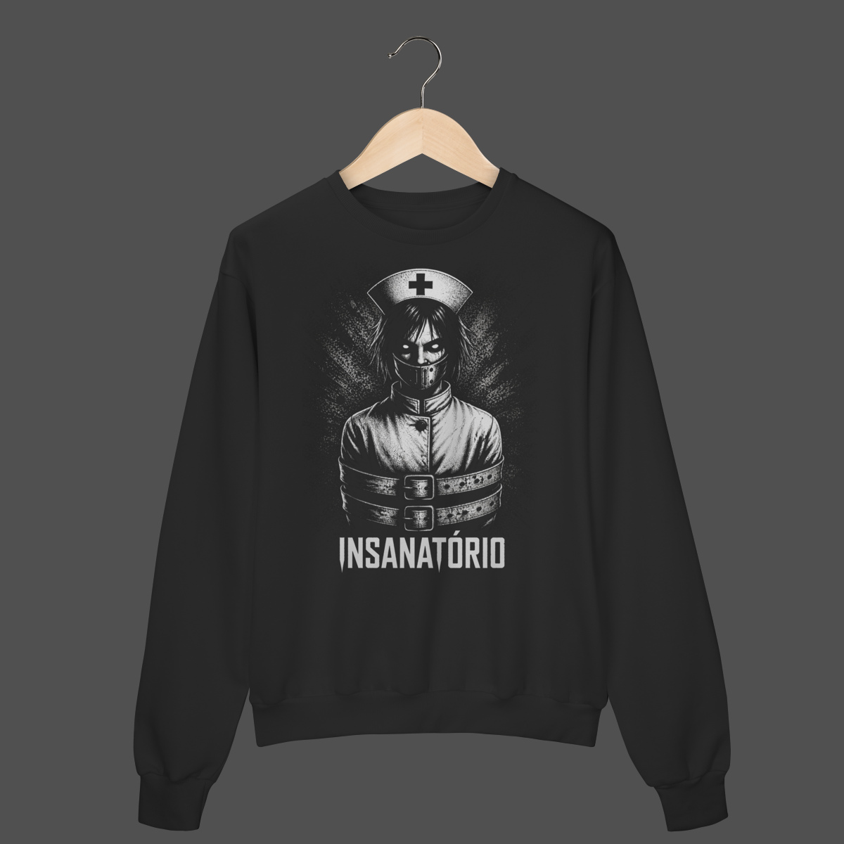 Nome do produto: Moletom Fechado Prime | Insanatório — Sem Prognóstico