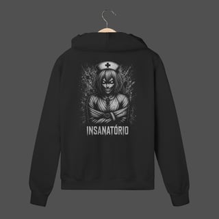Moletom C/ Zíper Prime | Insanatório — Despertar Sombrio