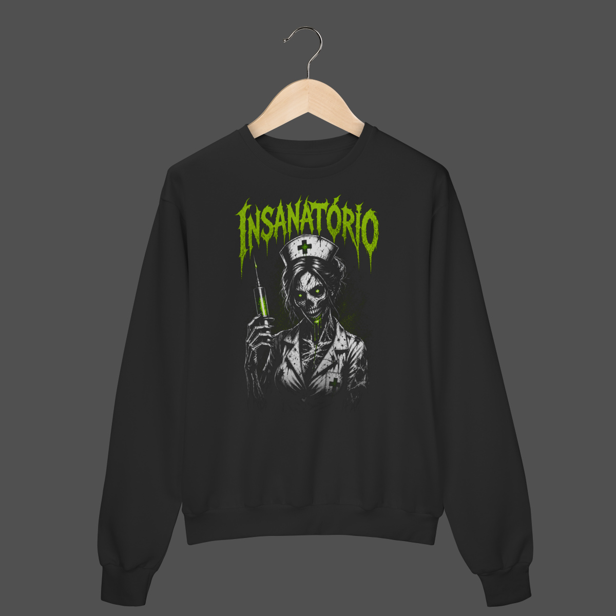 Nome do produto: Moletom Fechado Prime | Insanatório — Substância Letal
