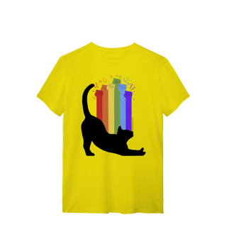 Nome do produto Camiseta - Força Cat LGBT
