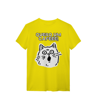 Nome do produto Camiseta - Quero um cafééé!