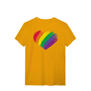 Nome do produto Camiseta - Coração LGBT