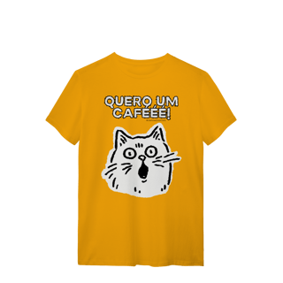 Nome do produto Camiseta - Quero um cafééé!