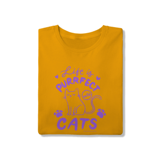 Nome do produto Camiseta - Perfect Cats