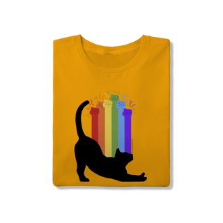 Nome do produto Camiseta - Força Cat LGBT