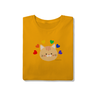 Nome do produto Camiseta - Corações LGBT